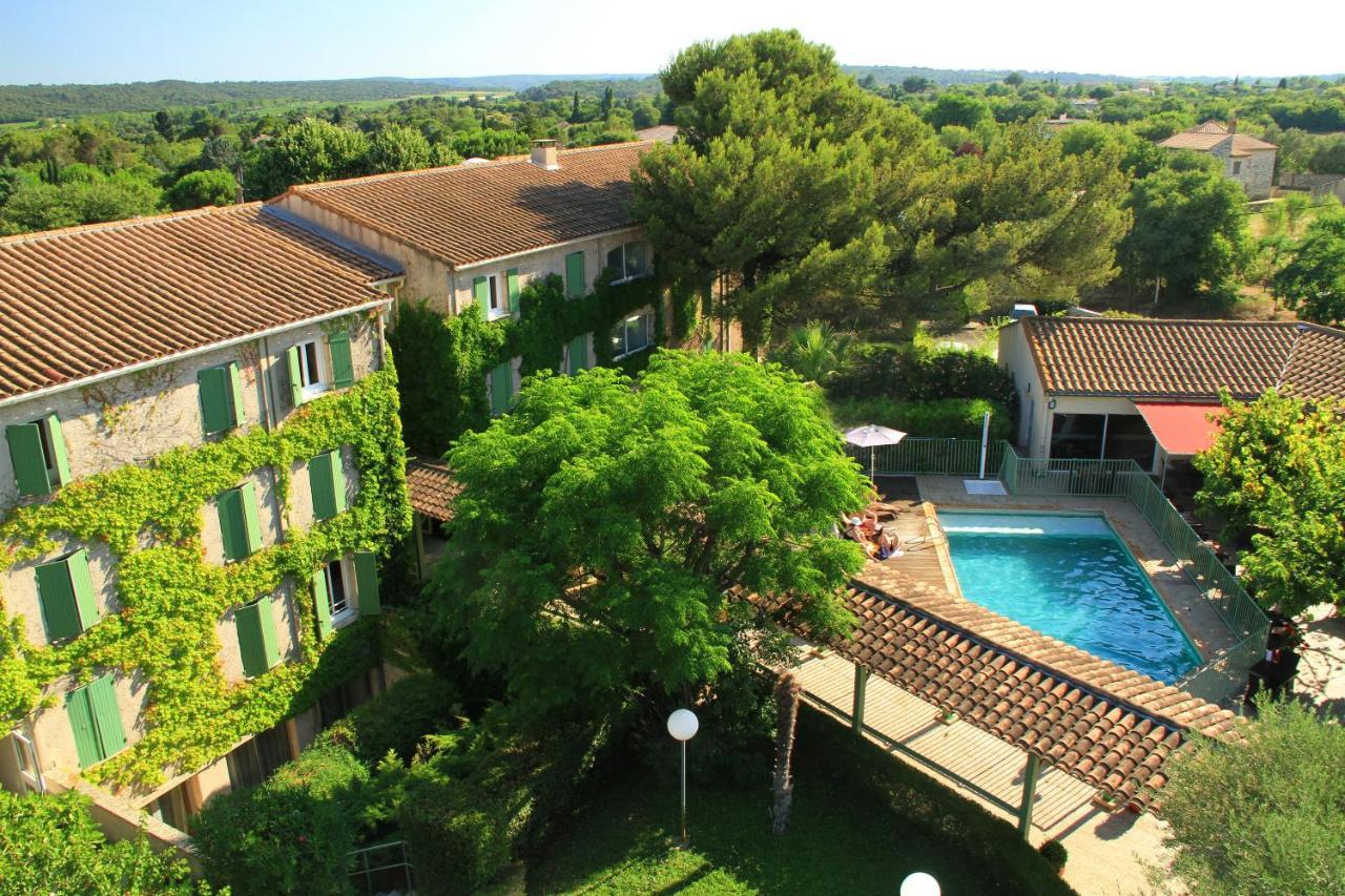 Logis Hotel Restaurant Uzes Pont Du Gard Екстериор снимка